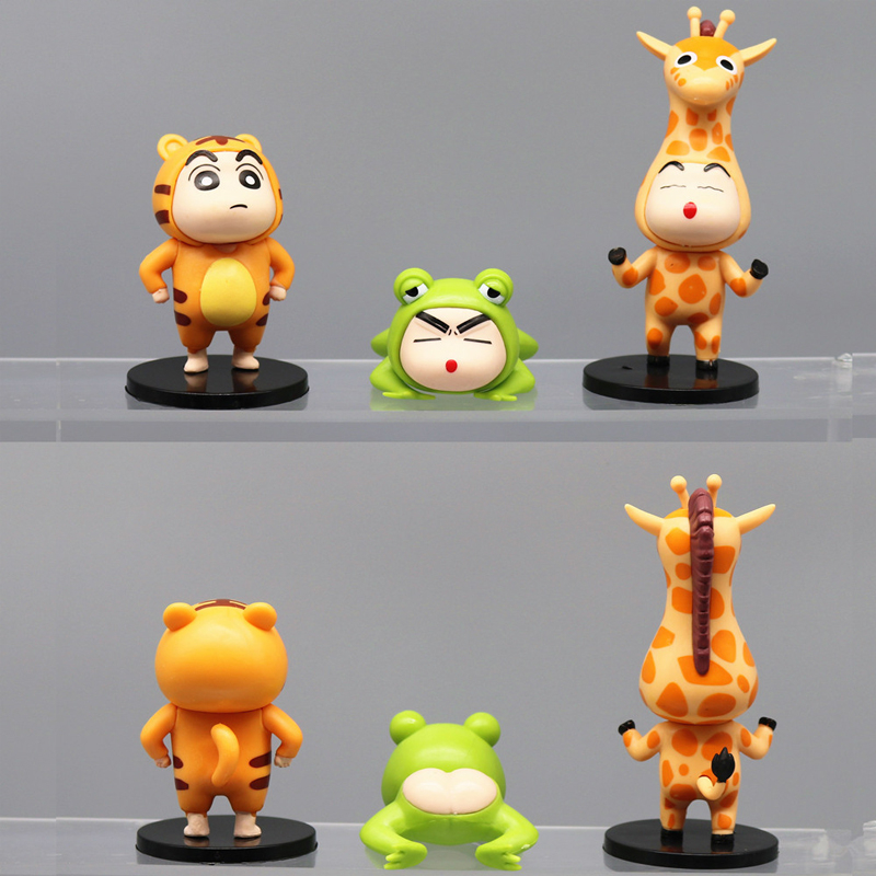 Set 6 Mô Hình Nhân Vật Phim Hoạt Hình shin-chan nohara shinnosuke