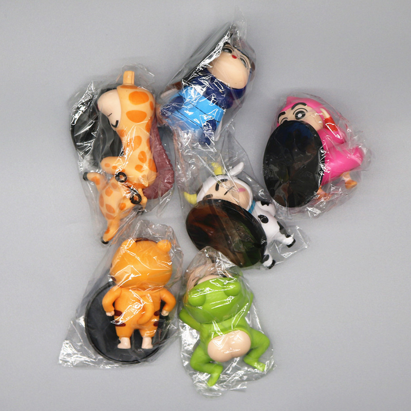 Set 6 Mô Hình Nhân Vật Phim Hoạt Hình shin-chan nohara shinnosuke