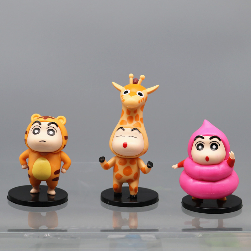 Set 6 Mô Hình Nhân Vật Phim Hoạt Hình shin-chan nohara shinnosuke