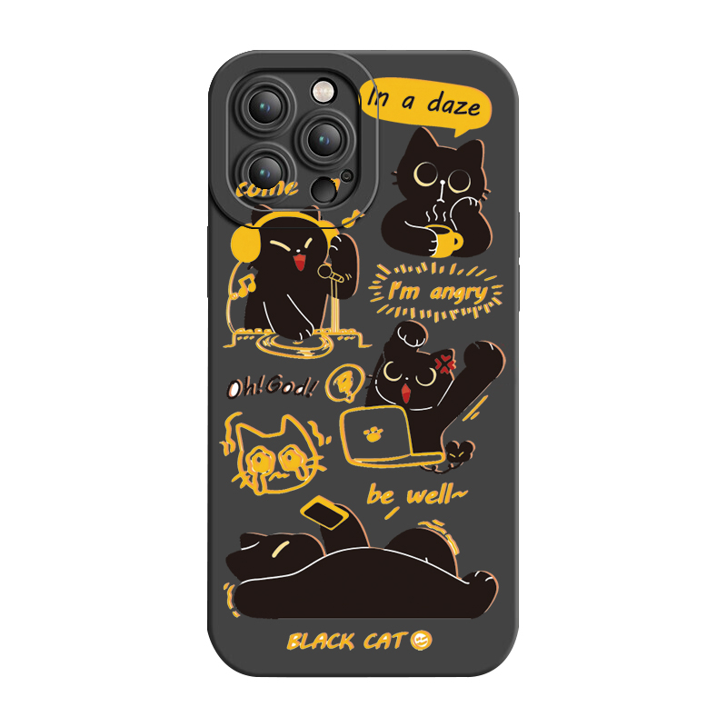 Bao Da Điện Thoại Hình Vuông Họa Tiết Mèo Dễ Thương Cho oppo reno7 4g reno6 reno8 z 5g reno5 f reno2 f reno3 reno4 a17 a17k a77s a57s Ốp