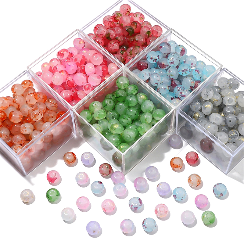 Bộ 30 Hạt Pha Lê Tròn Dẹt Kích Thước 10x8mm Tự Làm Trang Sức