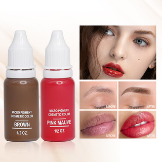 15ml Sắc Tố Chuyên Nghiệp Nhiều Màu Sắc Cho Trang Điểm Vĩnh Viễn Mực Xăm Vật Dụng Cơ Thể Sắc Tố