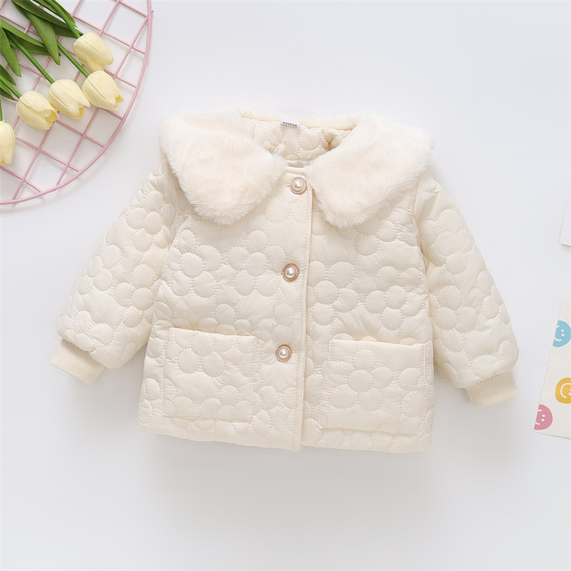 Áo Khoác Tay Dài Màu Sắc Đơn Giản Phong Cách Hàn Quốc Cho Bé Gái 0-3 Tuổi