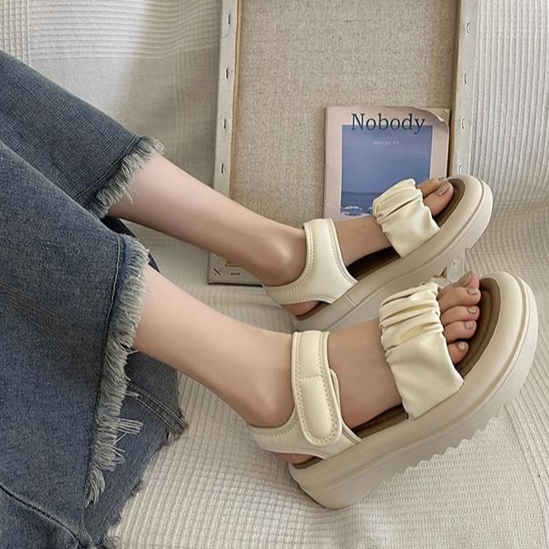 FEIJIANU dép sandal nữ giày sandal nữ dép đế cao đi biển Thoải Mái Xinh Xắn 28Z230712019