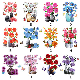 Decal Dán Tường Hình Hoa 3d