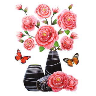 Decal Dán Tường Hình Hoa 3d