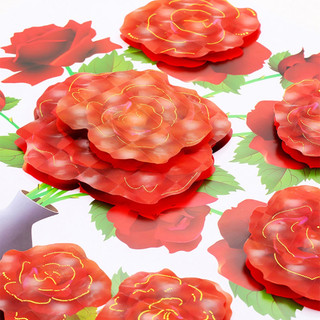 Decal Dán Tường Hình Hoa 3d