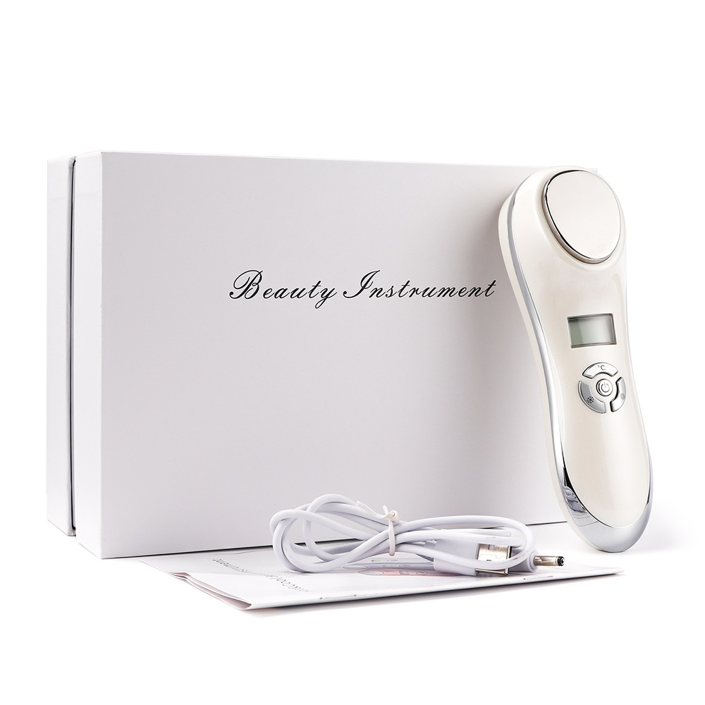Máy rung FOREVERLILY massage nâng cơ mặt 5 trong 1 ion EMS đèn LED RF photon trẻ hóa làn da