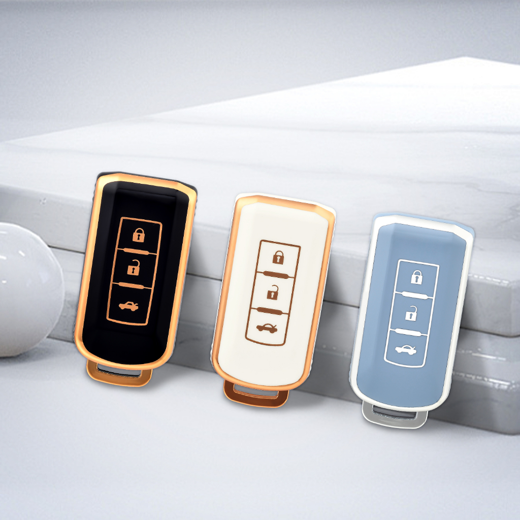 Mitsubishi Vỏ tpu Bảo Vệ Chìa Khóa Điều Khiển Từ Xa Cho Xe Hơi mirage mirage g4 xpander cross montero sport outlander phev
