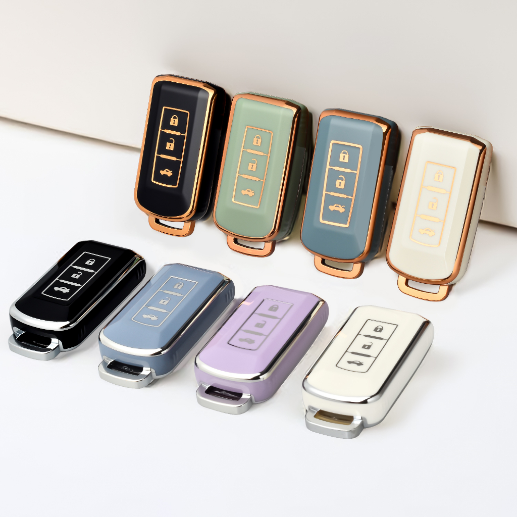 Mitsubishi Vỏ tpu Bảo Vệ Chìa Khóa Điều Khiển Từ Xa Cho Xe Hơi mirage mirage g4 xpander cross montero sport outlander phev