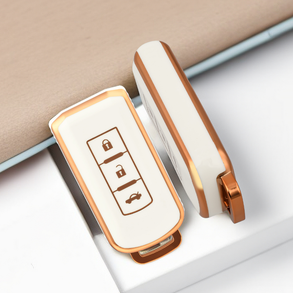 Mitsubishi Vỏ tpu Bảo Vệ Chìa Khóa Điều Khiển Từ Xa Cho Xe Hơi mirage mirage g4 xpander cross montero sport outlander phev