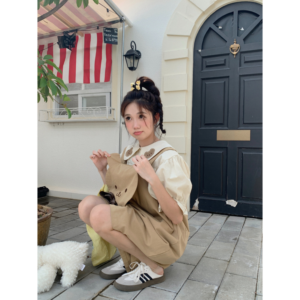 Set đồ nữ Set Áo Sơ Mi Ngắn Tay Và Quần short Ống Rộng Họa Tiết Caro Thời Trang Mùa Hè Mới Cho Nữ