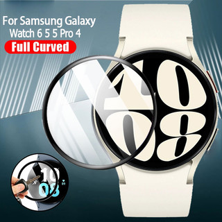Jansin Dán Màn Hình Cường Lực Dẻo 3D Cho Samsung Galaxy Watch 6 Classic 5 5 Pro 40mm 44mm 45mm 43mm 47mm