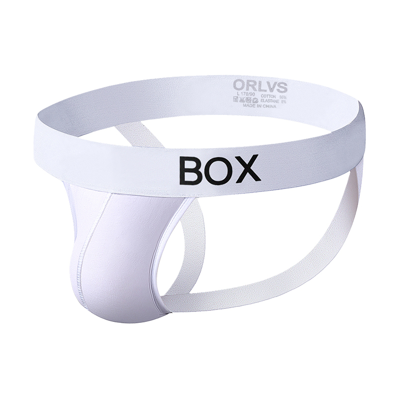 ORLVS Quần lót lọt khe có logo BOX thoáng khí nhiều màu sắc tùy chọn quyến rũ thời trang cho nam OR6603