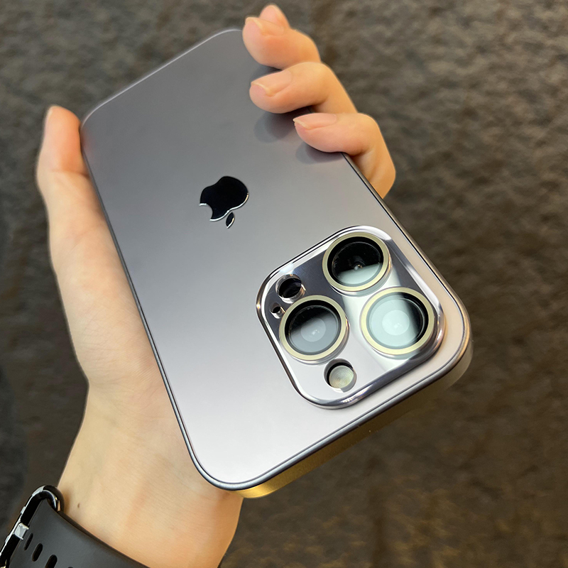 Ốp Điện Thoại Mặt Kính Cường Lực Cứng Nhám Bảo Vệ camera Chống Sốc Thế Hệ Thứ 3 Cho iphone 11 12 13 14 pro max 14 plus