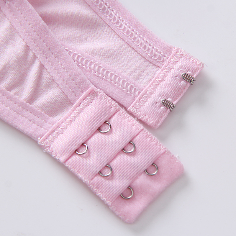 Áo Ngực cotton Có Mút Nâng Ngực Chống Rung Màu Sắc Tinh Khiết