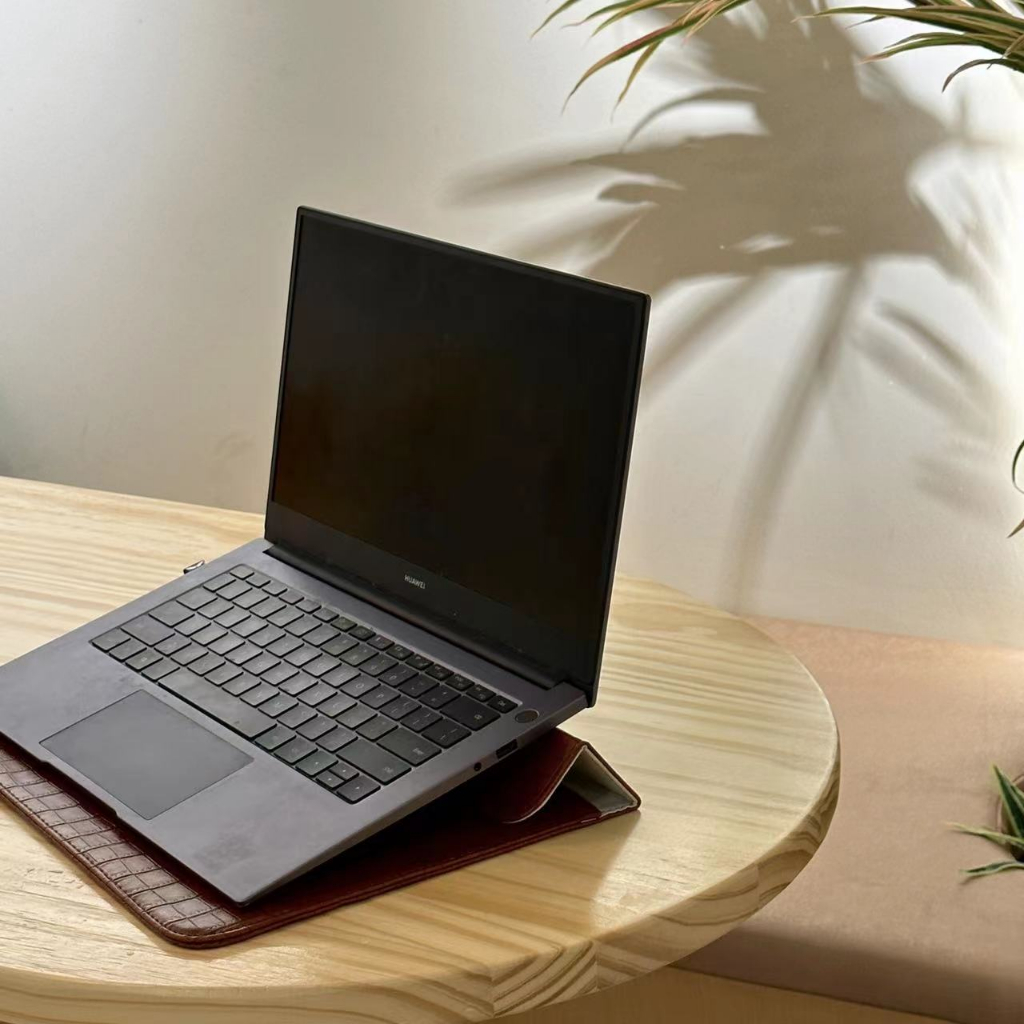Túi Đựng Laptop Da PU Đế Laptop Đa Năng 2in1 Tương Thích Với Laptop 13/13.3/14/15 Inch
