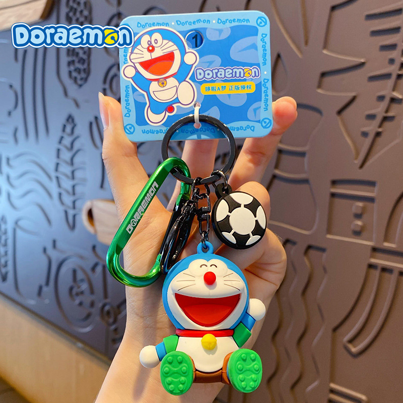 Coffeejoy Móc Khóa Xe Hơi Thể Thao Hình Mèo Doremon Đáng Yêu Sáng Tạo Cho Nữ