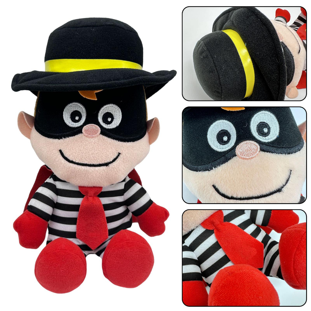 Đồ chơi nhồi bông mcdonald's Grimace Shake Yellow Hat 22cm