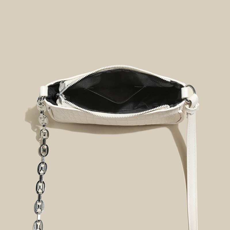 Túi xách IELGY đeo vai phối xích vân cá sấu thời trang dễ phối đồ