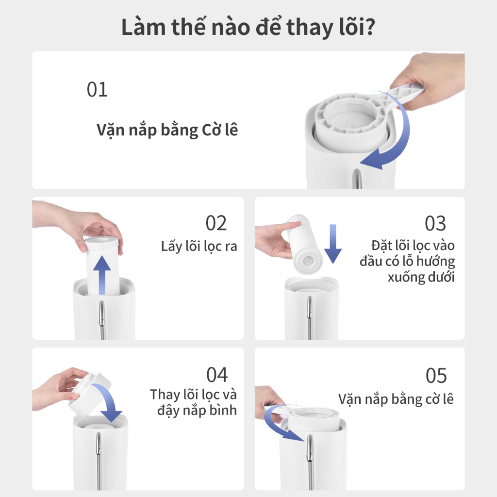 Vòi Lọc Nước Đơn Giản jsqh001