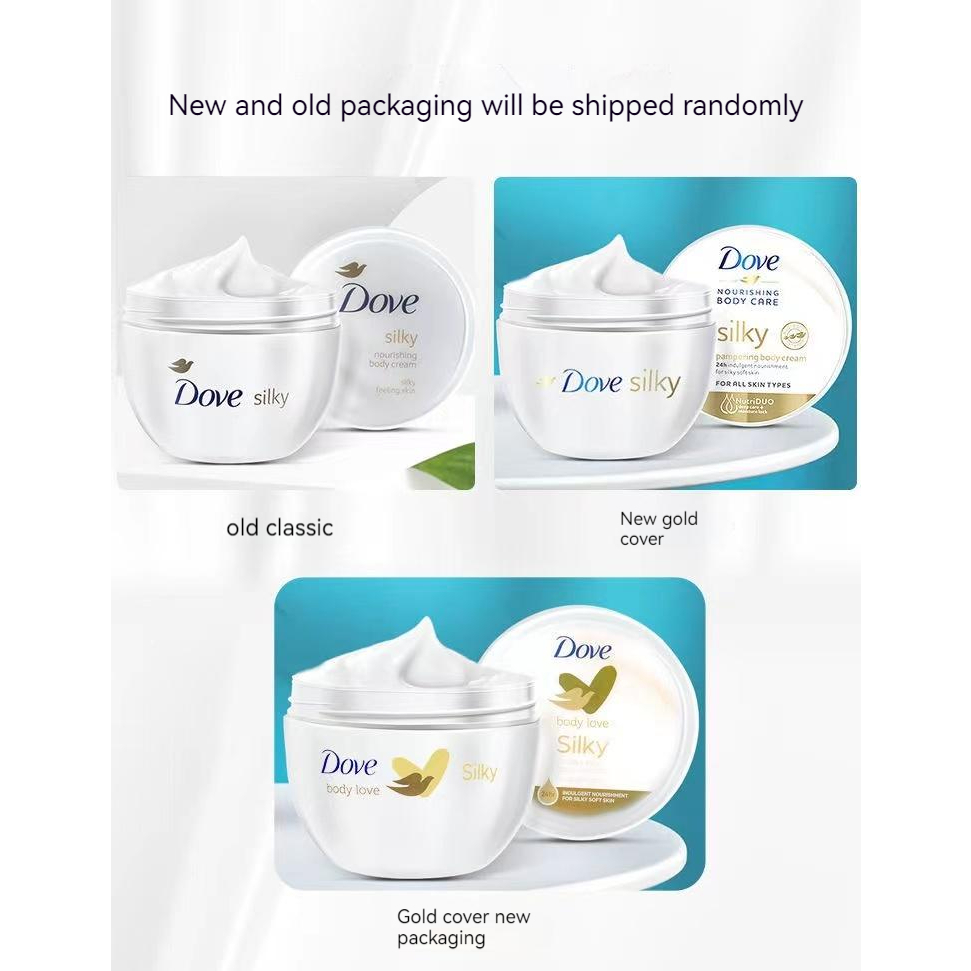 Kem Dove dưỡng ẩm làm trắng da toàn thân bổ sung keratin giữ hương thơm lâu dài Làn da trắng mịn