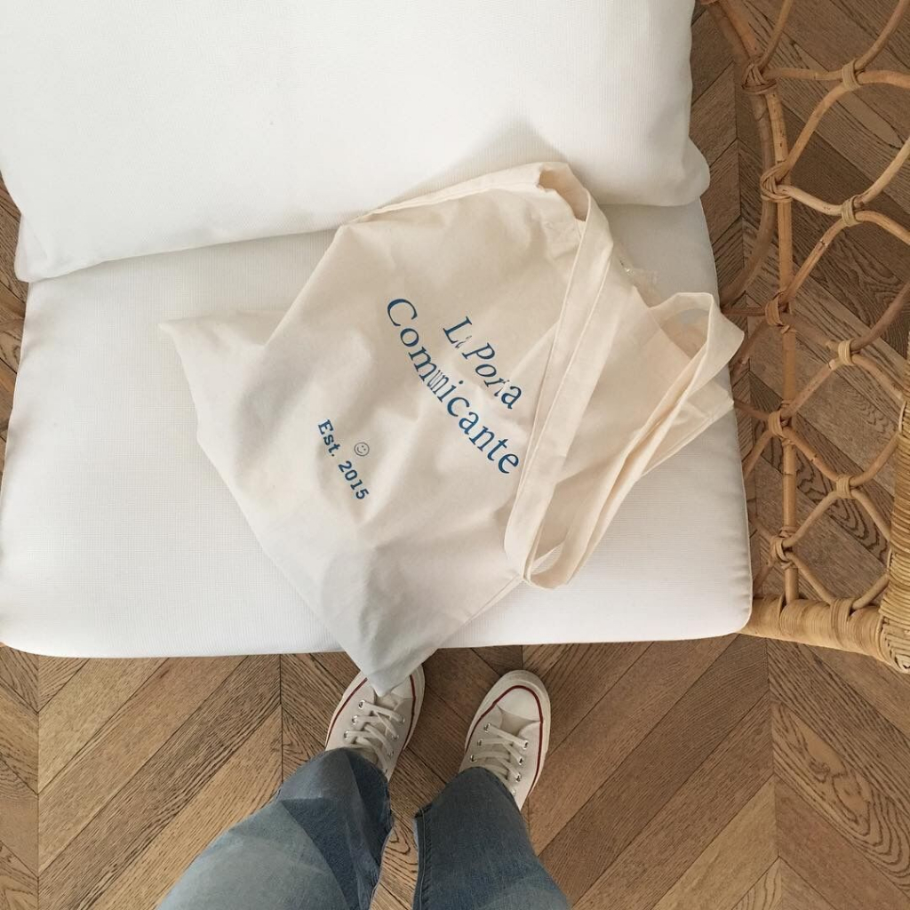 Allcheer Túi Đeo Vai Vải canvas In Hình Mặt Cười Và Chữ Đơn Giản Phong Cách Nhật Hàn Thời Trang Cho Nữ