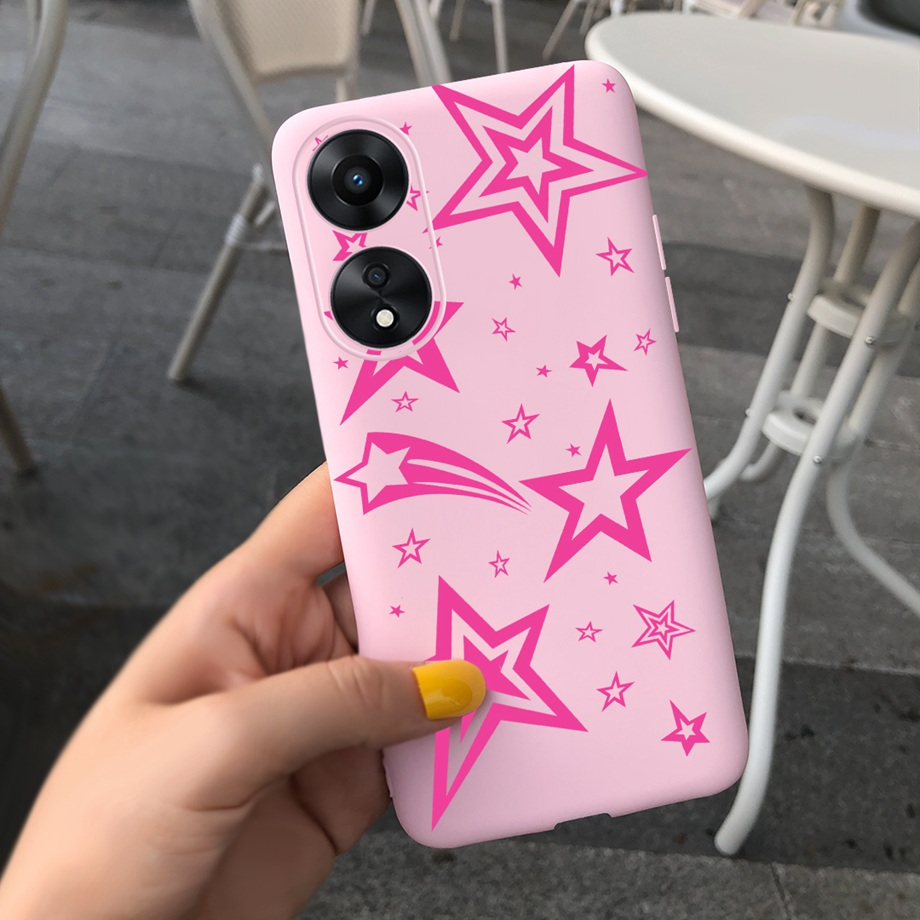 Ôp Điện Thoại Silicon Dẻo Họa Tiết Cô Gái Xinh Đẹp Cho oppo a78 4g cph2565 / oppo a78 5g cph2483 cph2495 oppoa78 5g 4g Ốp