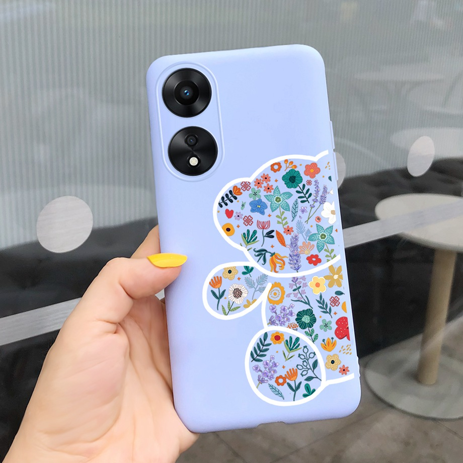Ôp Điện Thoại Silicon Dẻo Họa Tiết Cô Gái Xinh Đẹp Cho oppo a78 4g cph2565 / oppo a78 5g cph2483 cph2495 oppoa78 5g 4g Ốp