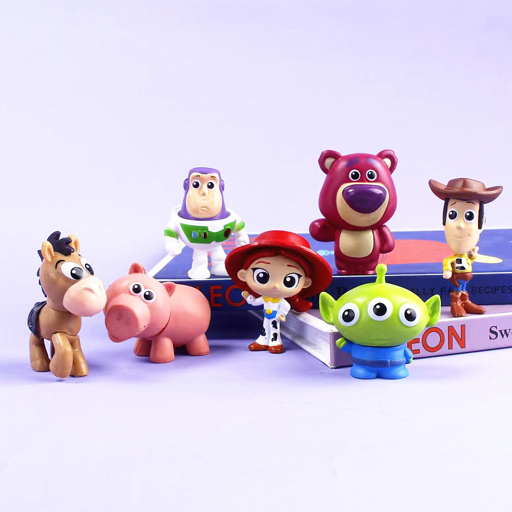 Set 8 Mô Hình Nhân Vật Phim toy story 4.5cm