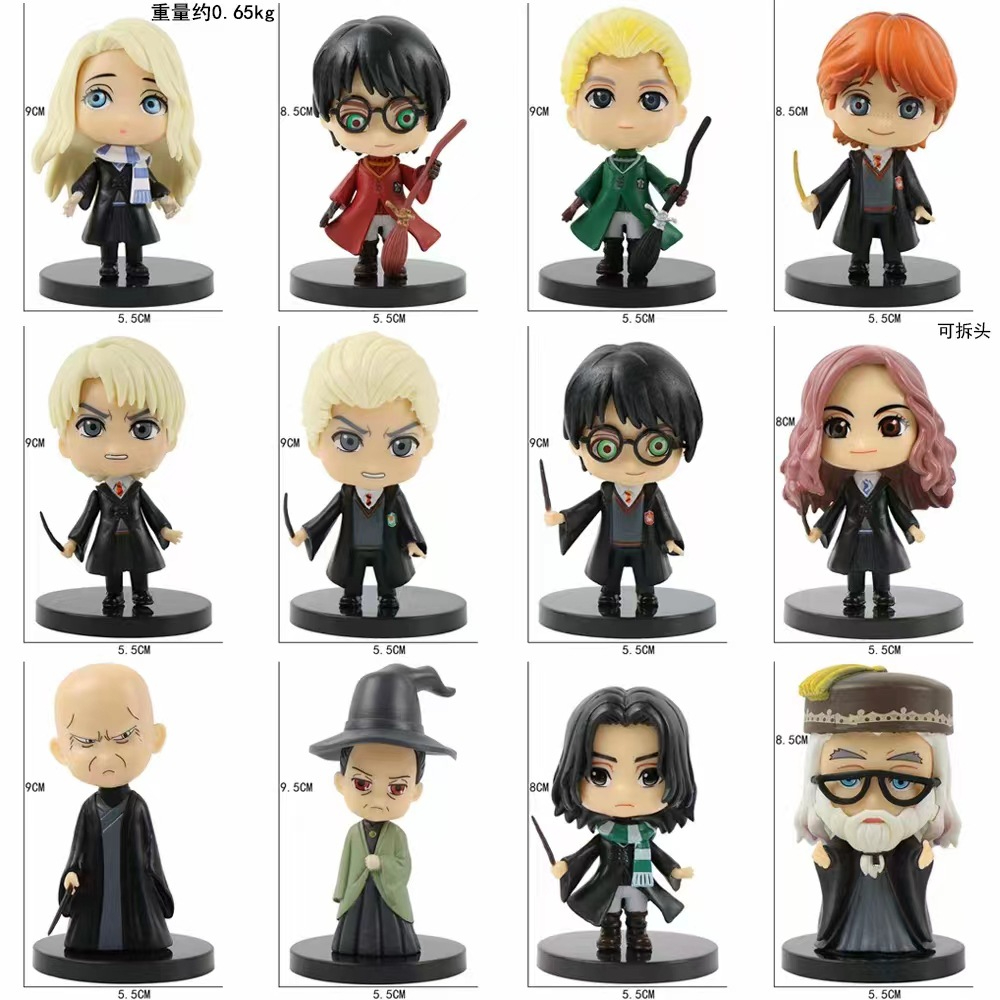 Set 12 Mô Hình Nhân Vật Trong Phim harry potter