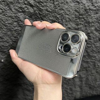 Ốp Điện Thoại Da PC Làm Mát Mạ Sang Trọng Cho iphone 11 12 13 14 Pro max 14 Plus Xr 12mini 13mini Có Bảo Vệ Camera