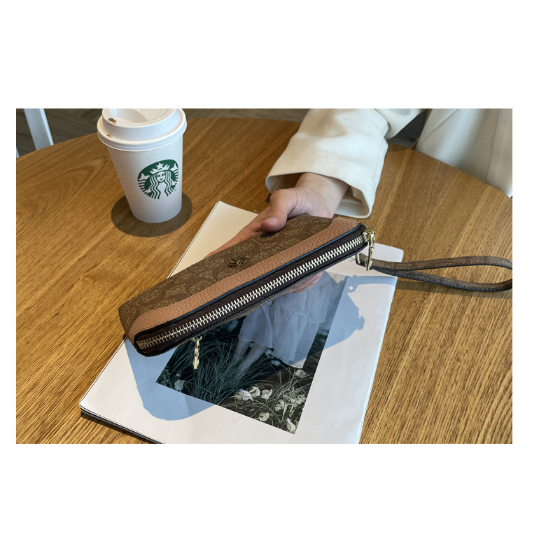 Ví Cầm Tay Dáng Dài Phong Cách retro Thời Trang Cho Nữ