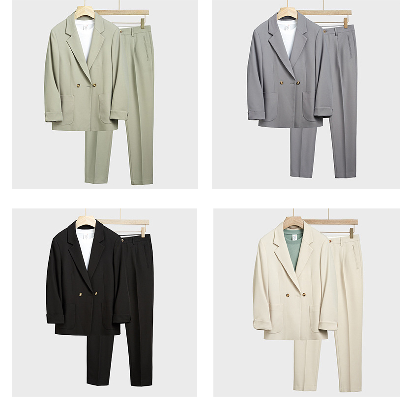 Áo Khoác Vest Dáng Rộng Phong Cách Hàn Quốc Thời Trang Cho Nam Fru267