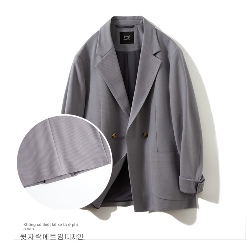 Áo Khoác Vest Dáng Rộng Phong Cách Hàn Quốc Thời Trang Cho Nam Fru267