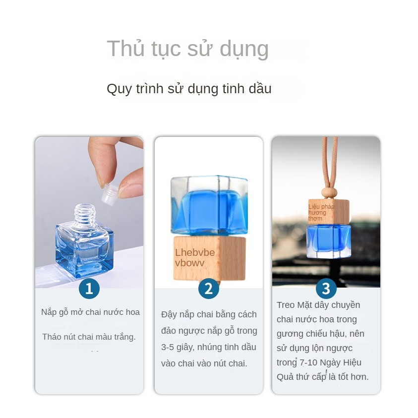 Lọ Nước Hoa Thủy Tinh 10ml Treo Xe Hơi / Tủ Quần Áo / Xe Hơi tinh dầu khử mùi tinh dầu thơm phòngtinh dầu thơm phòngmùi thơm phòng dầu sả  thơm phòngkhử mùi nhà vệ sinh