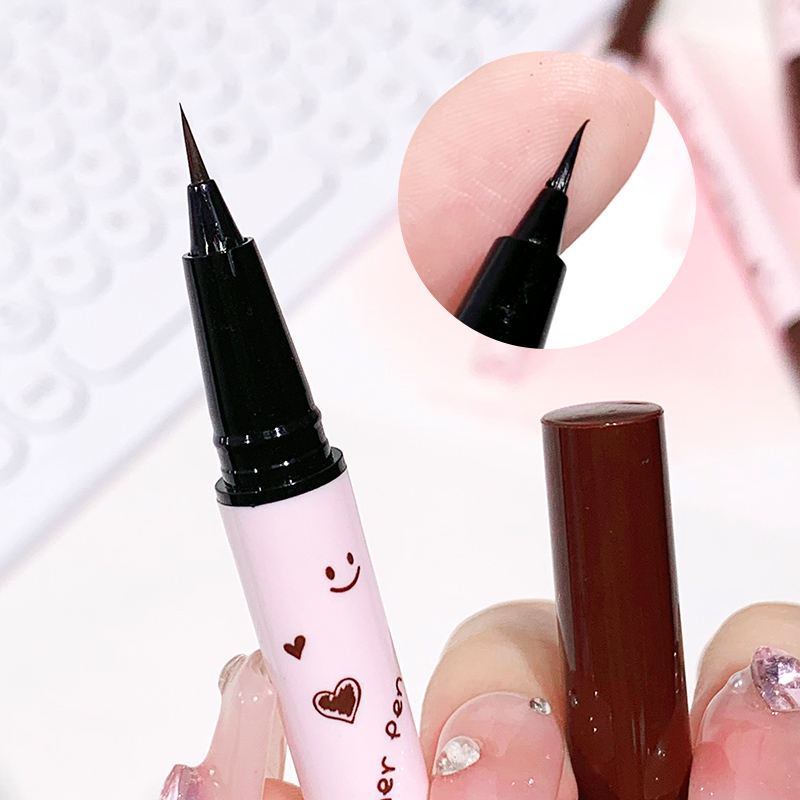 Xixi Bút Kẻ Mắt Dạng Lỏng Lâu Trôi Không Nhòe Nhanh Khô Màu Nâu Mượt Mà no.d608