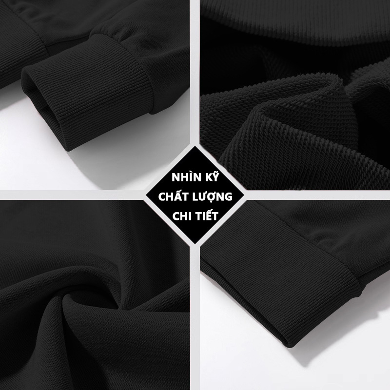 Áo Hoodie Cotton IFXBYT áo dài tay form rộng in hình boy phố unisex 100% cotton-B0093