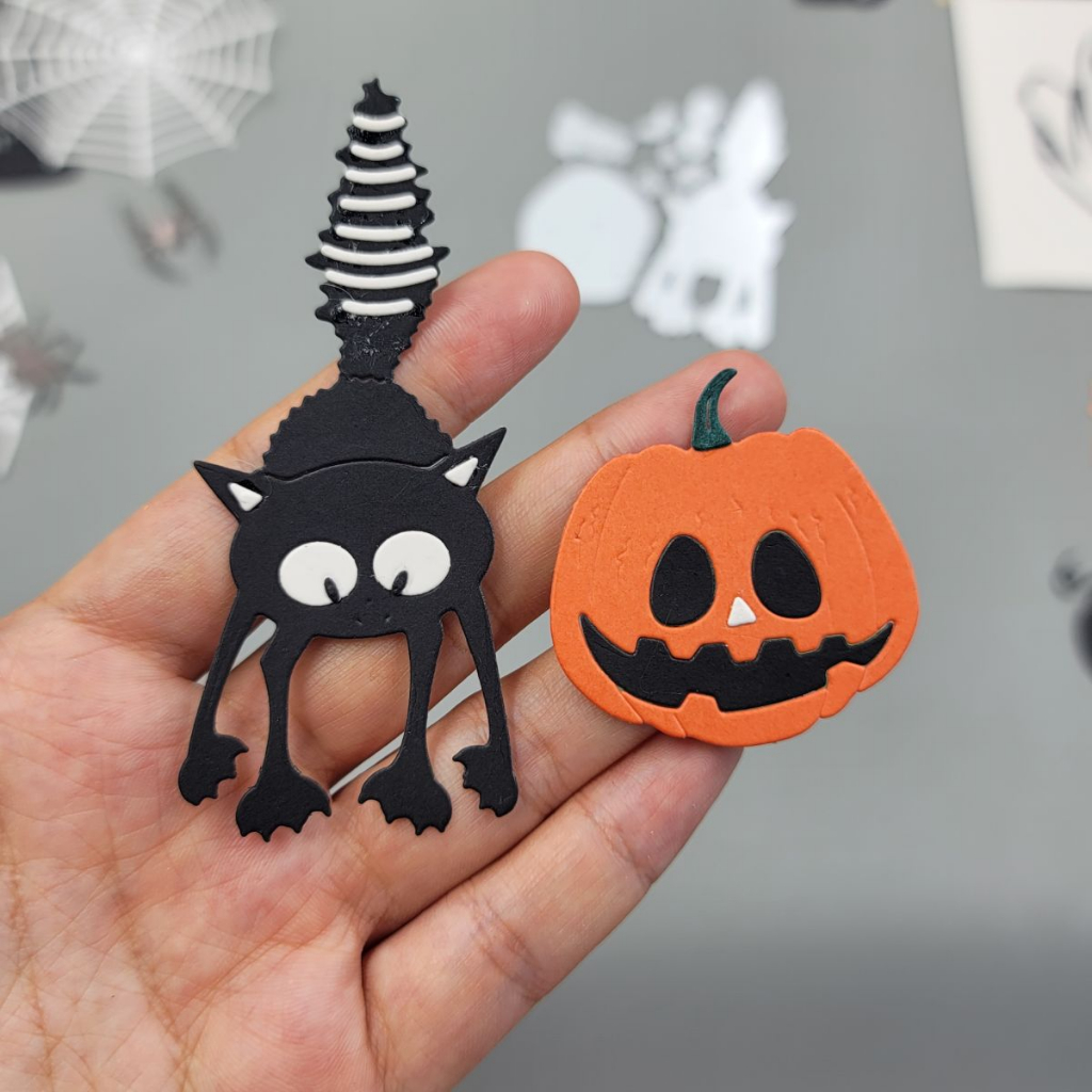 Khuôn Cắt Giấy Kim Loại Họa Tiết halloween