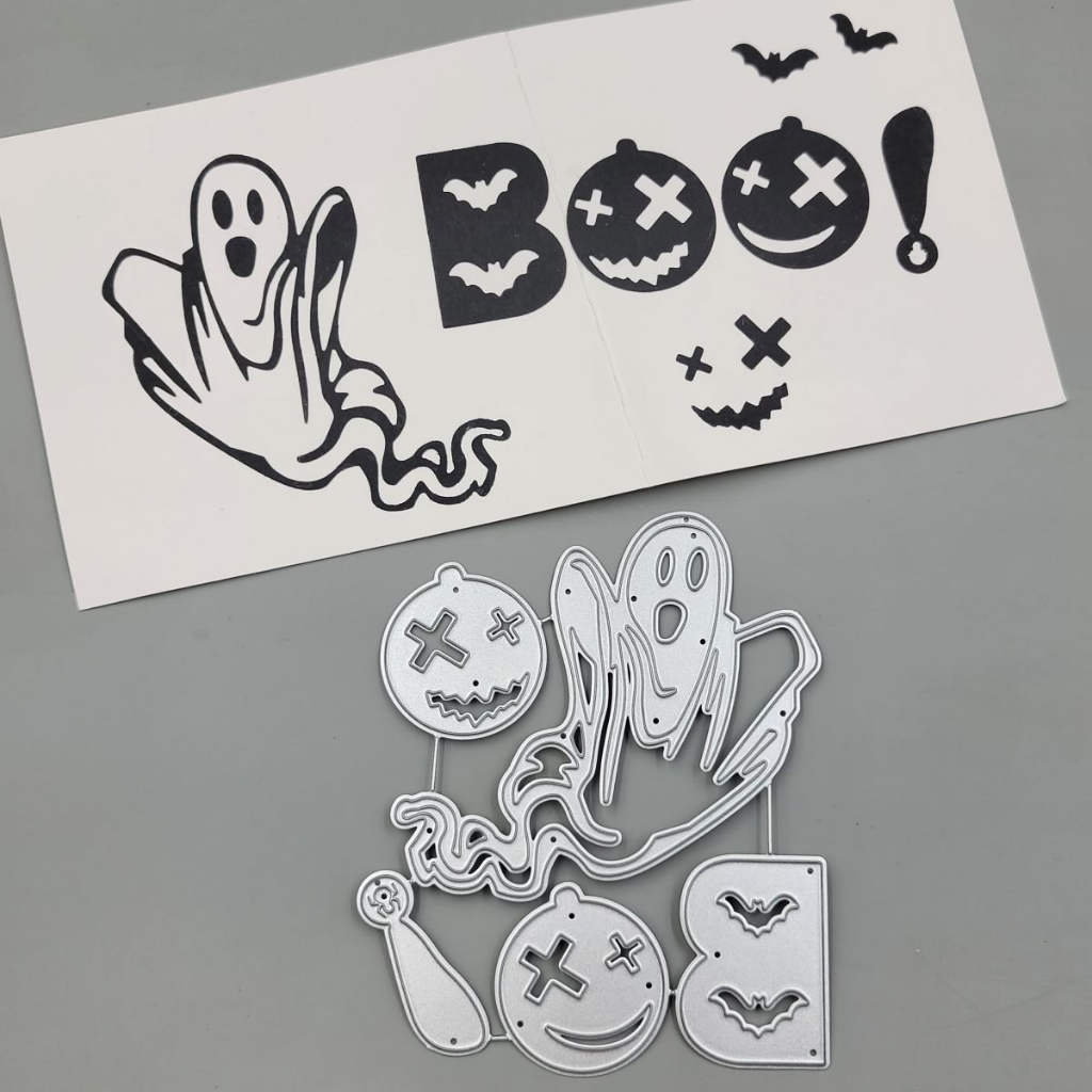 Khuôn Cắt Giấy Kim Loại Họa Tiết halloween