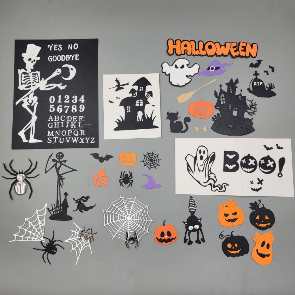 Khuôn Cắt Giấy Kim Loại Họa Tiết halloween