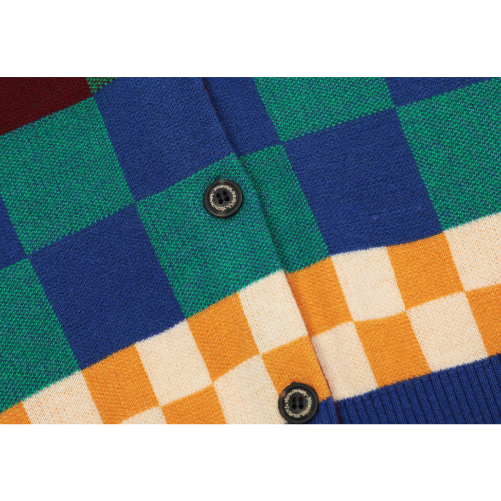 ❤ Ready stock ❤ * Viven * westwood * Áo Khoác cardigan Dệt Kim Thêu Họa Tiết Kẻ Sọc retro niche Xu Hướng Đa Năng