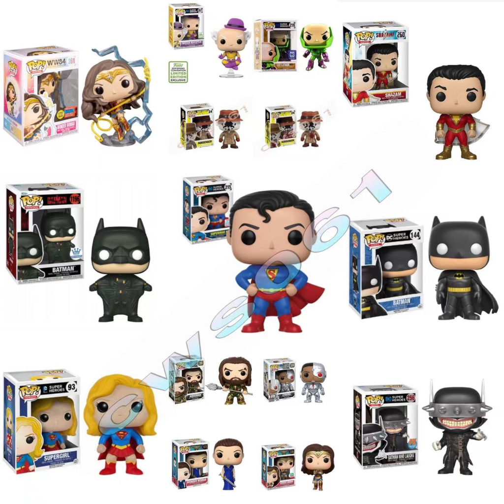 FUNKO POP Vinyl Hình DC Comics Wonder Woman / Superman / Aquaman / Batman / Shazam / Supergirl Hành 