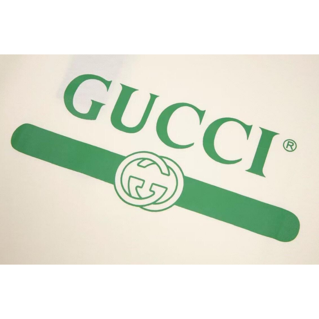 Gucc1 fashion in cotton unisex crew neck short-sleeved t-shirt