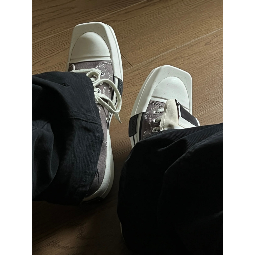 Giày Thể Thao converse x rick Owenshdw taylor chuck 1970s Màu Nâu Thời Trang Cao Cấp