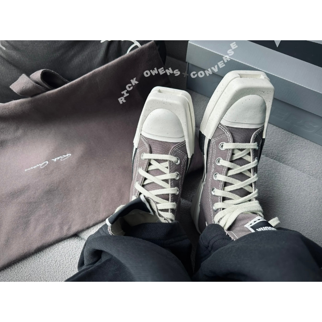 Giày Thể Thao converse x rick Owenshdw taylor chuck 1970s Màu Nâu Thời Trang Cao Cấp