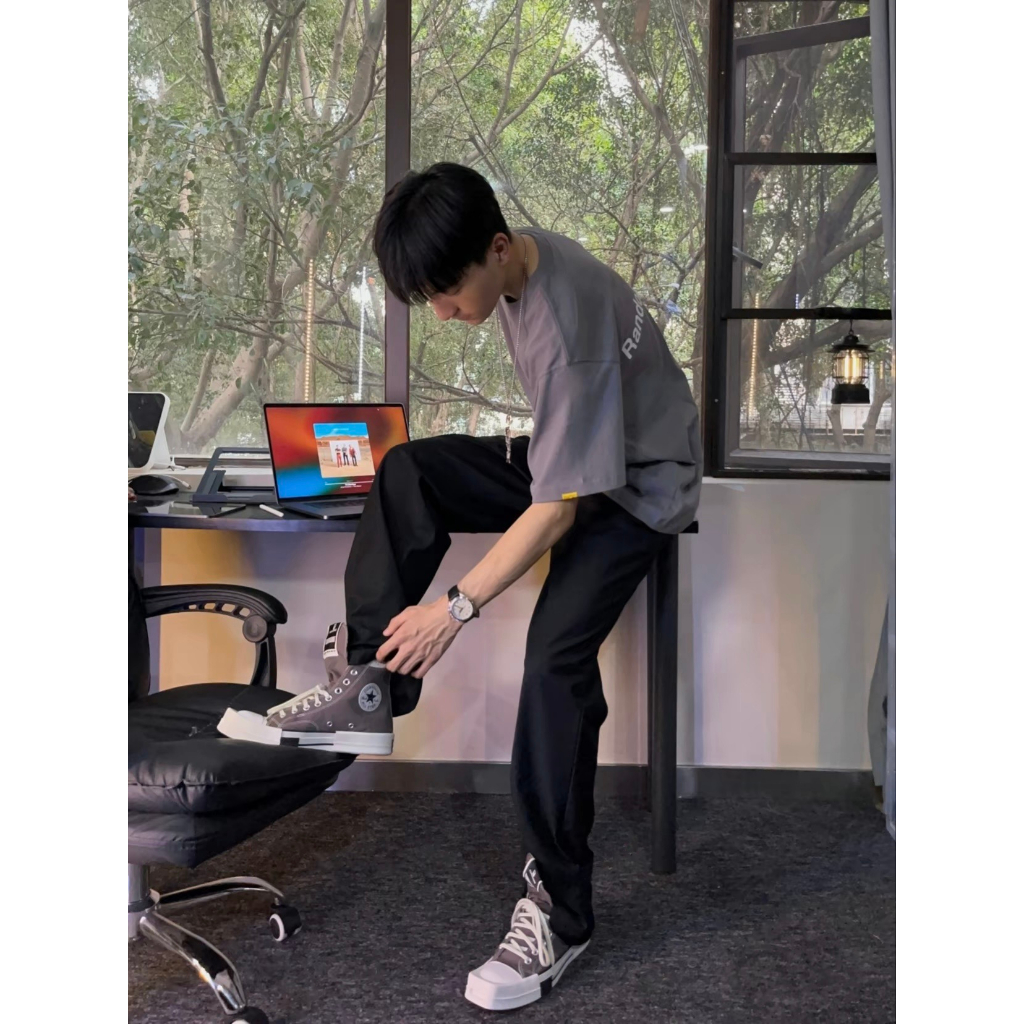 Giày Thể Thao converse x rick Owenshdw taylor chuck 1970s Màu Nâu Thời Trang Cao Cấp