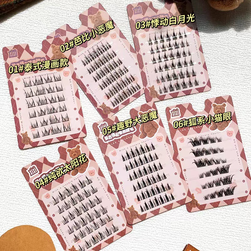 Lông Mi Giả Hình Truyện Tranh Thái Lan Tự Nhiên Dễ Dàng Bắt Đầu Phong Cách retro pooh