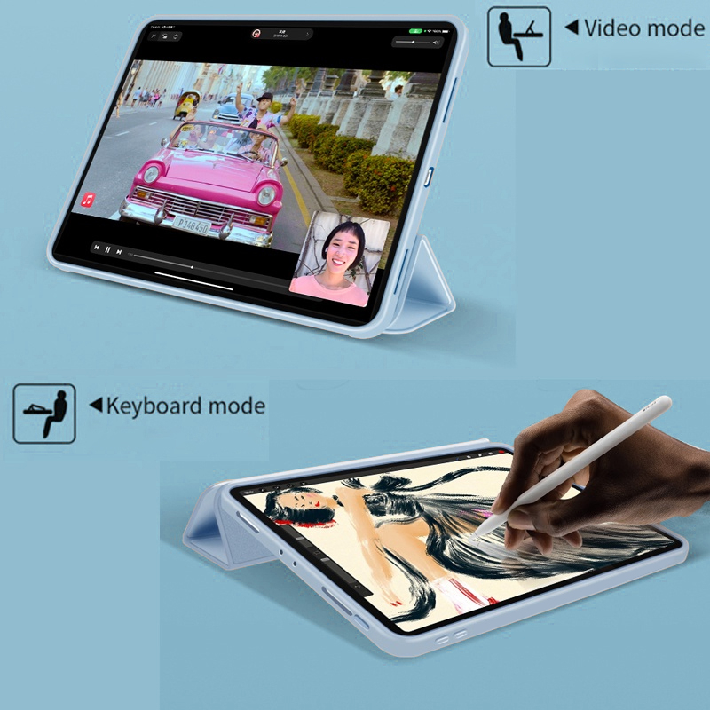 Bao Da Máy Tính Bảng Thông Minh Cho ipad gen 10 9 8 7 6 5 air 5 4 3 2 pro 12.9 11 inch mini 6 5 4 3 2 Ốp