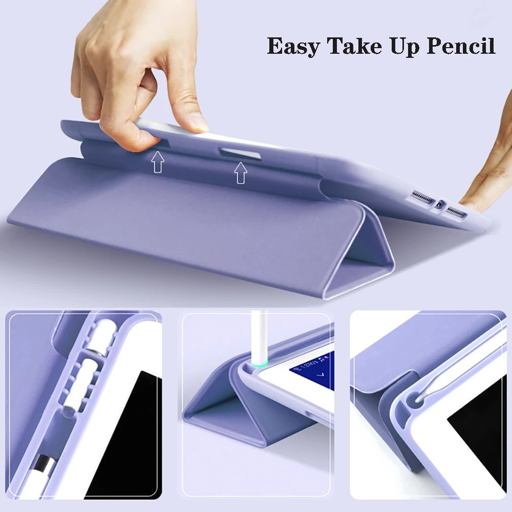 Bao Da Máy Tính Bảng Thông Minh Cho ipad gen 10 9 8 7 6 5 air 5 4 3 2 pro 12.9 11 inch mini 6 5 4 3 2 Ốp